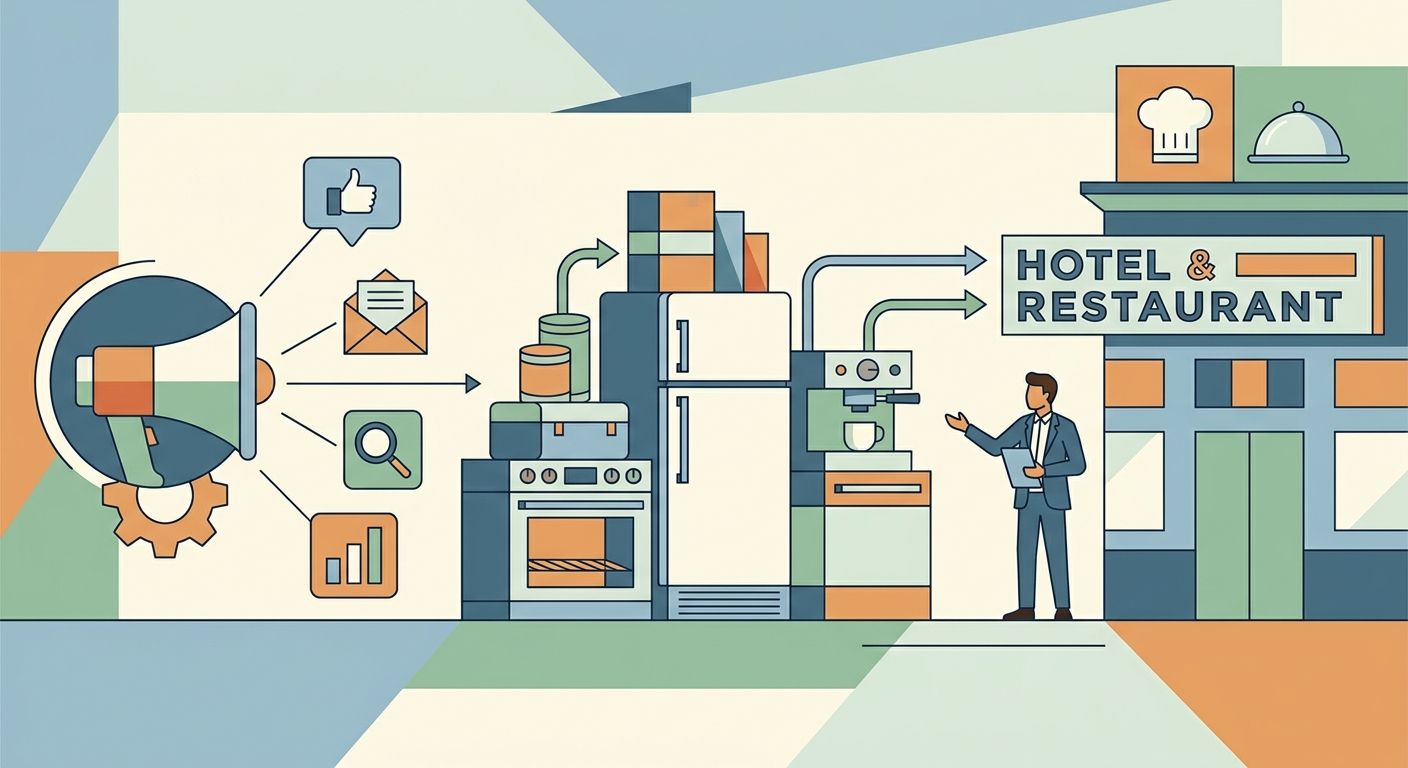 Marketing for hospitality equipment suppliers