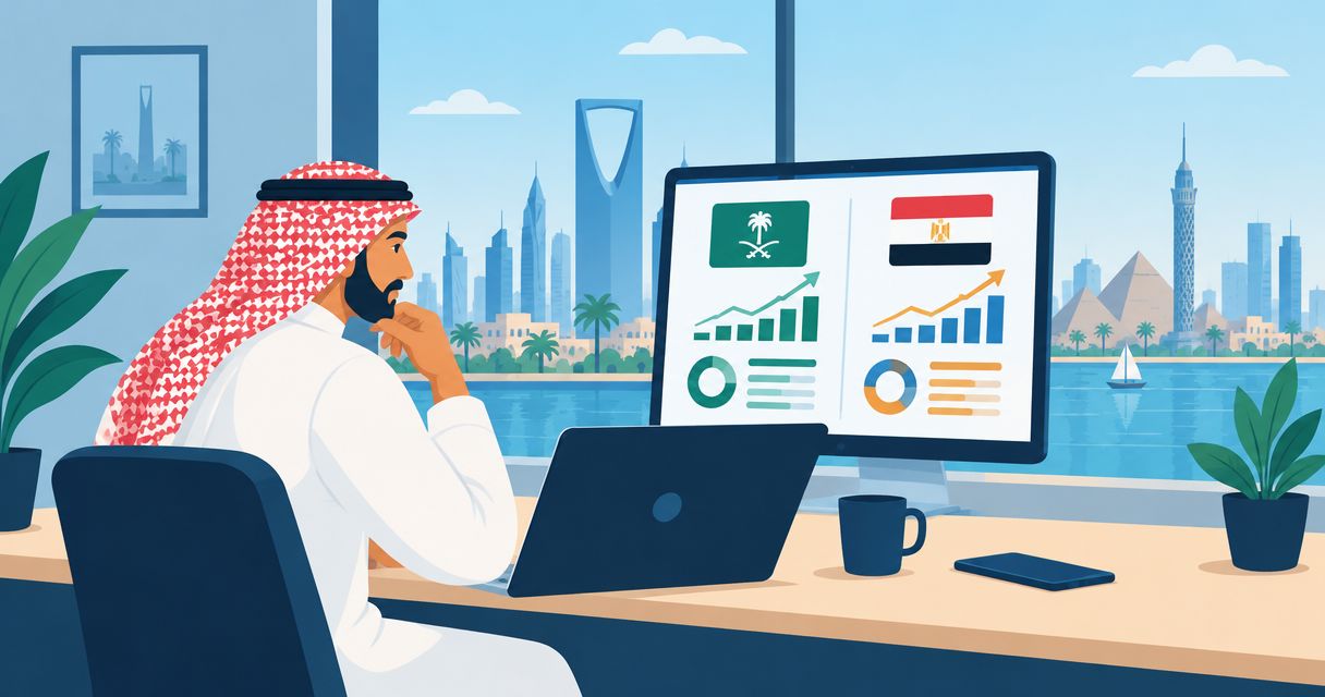 How much does B2B marketing cost in Saudi Arabia in 2026 (in SAR), and what changes versus Egypt